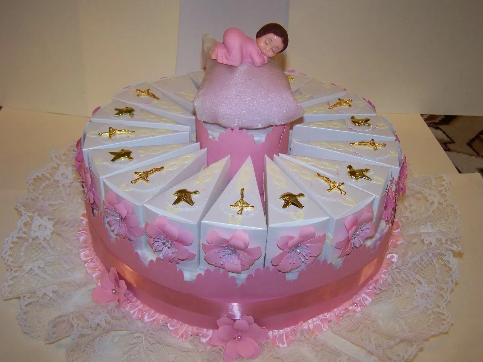 Tortas de bautizo para niña - Imagui