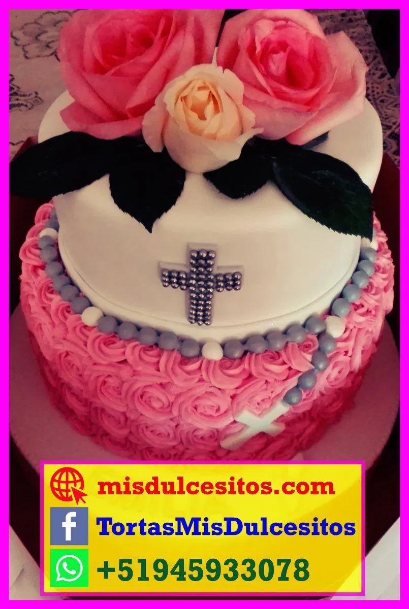 Tortas para Bautizos, Primera Comunión y Confirmación - Tortas Mis Dulcesitos Tortas para Bautizos, Primera Comunión y Confirmación - Tortas Mis Dulcesitos