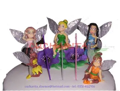 TORTA TINKERBELL Y AMIGAS