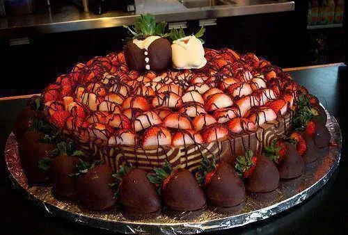 Tortas de chocolate con pirulin y fresas - Imagui Tortas de chocolate con pirulin y fresas - Imagui