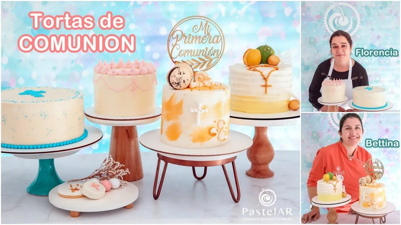 Cómo hacer las tortas de comunión más lindas y sencillas super fáciles? - YouTube Cómo hacer las tortas de comunión más lindas y sencillas super fáciles? - YouTube