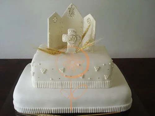 Tortas para primera comunion de niña - Imagui