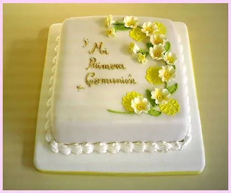 tortas de comunion on Pinterest | Google, First Communion Cakes ...