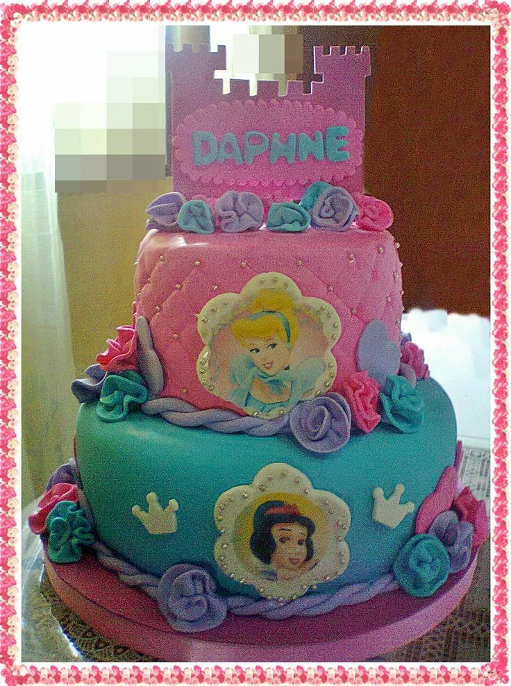 torta de princesas disney | Tortas de cumple para Sofía | Pinterest