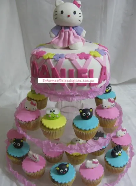 TORTAS CON CUPCAKES : DECORACION EN FIESTAS INFANTILES TORTAS CON CUPCAKES : DECORACION EN FIESTAS INFANTILES
