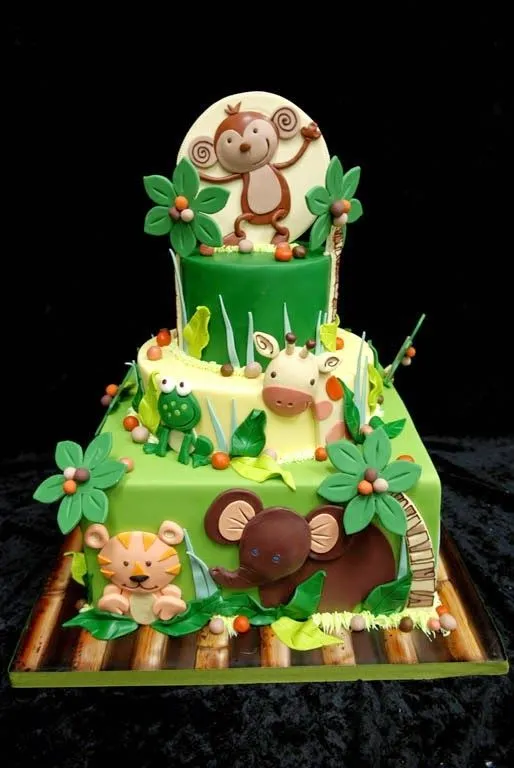 Tortas decoradas de la Jungla | Fiestas Decoracion Tortas decoradas de la Jungla | Fiestas Decoracion