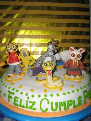 Decoraciónes de tortas de kung fu panda - Imagui