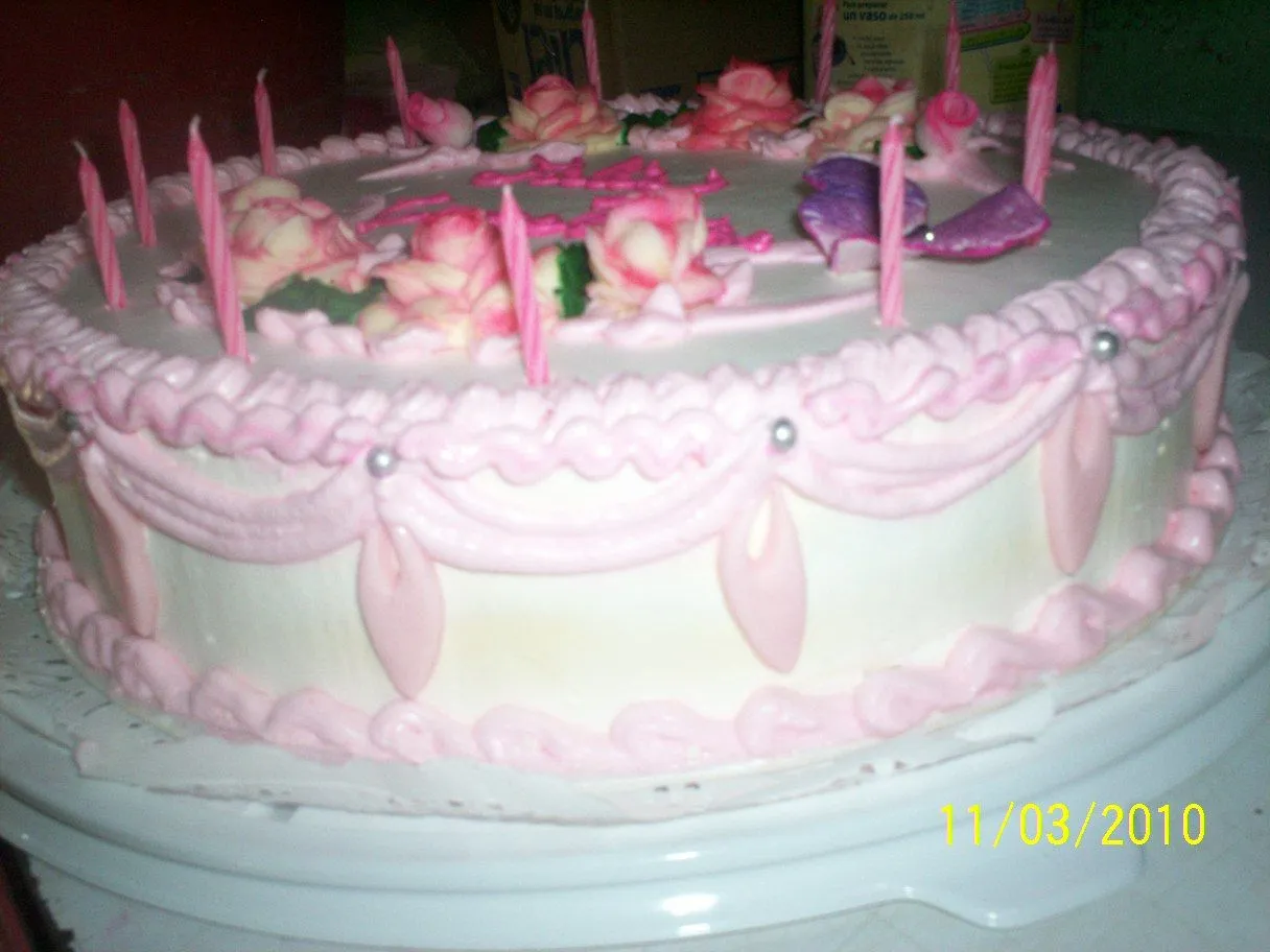 Tortas decoradas con merengue italiano para 15 años - Imagui