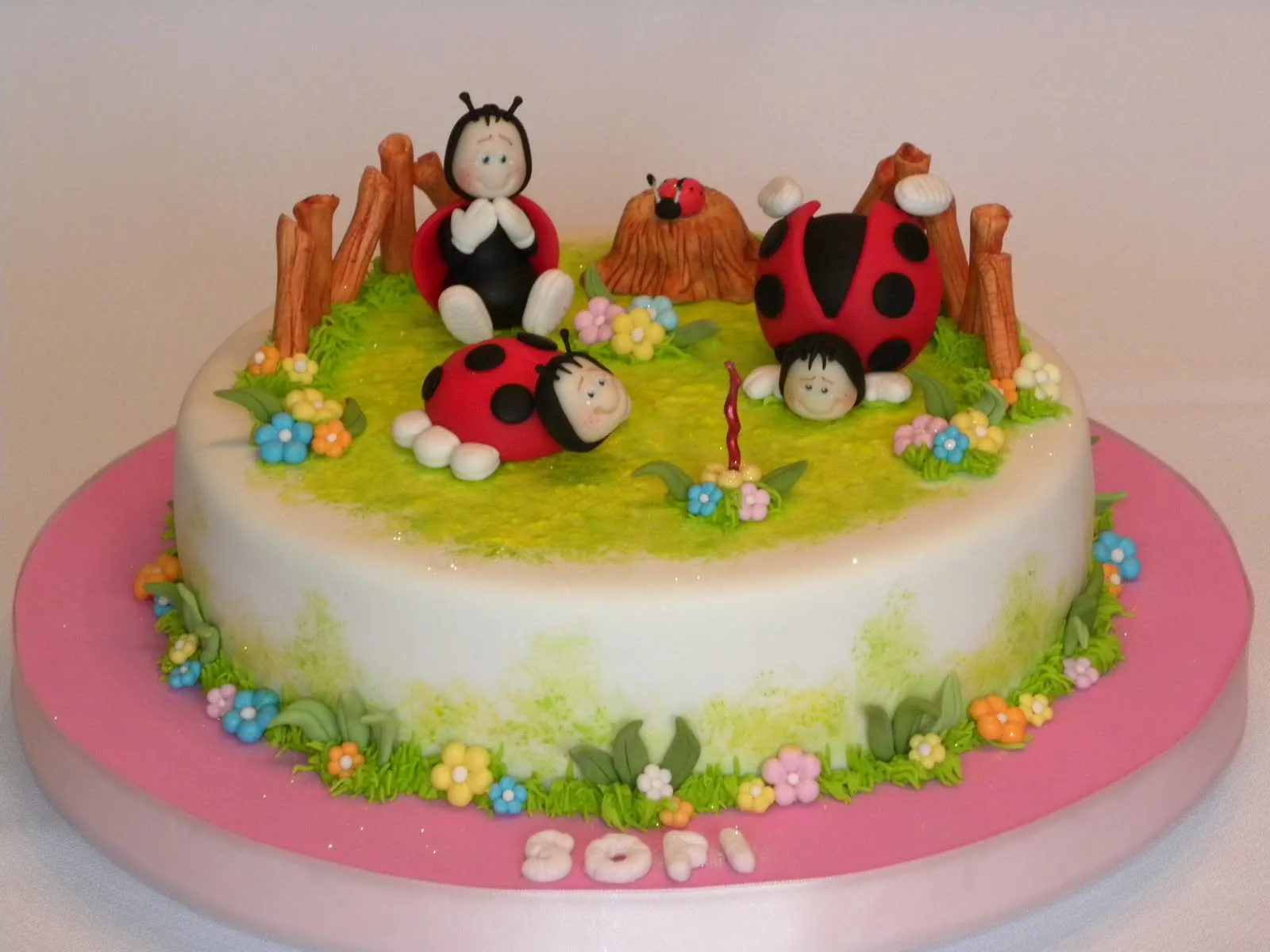 Tortas decoradas con vaquitas de san antonio - Imagui Tortas decoradas con vaquitas de san antonio - Imagui