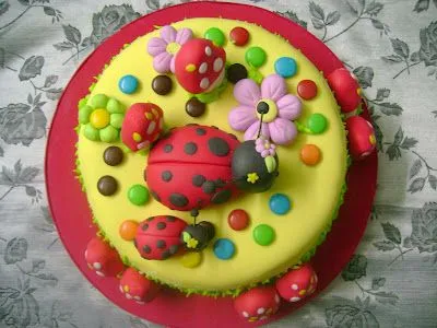Tortas decoradas con vaquitas de san antonio - Imagui Tortas decoradas con vaquitas de san antonio - Imagui