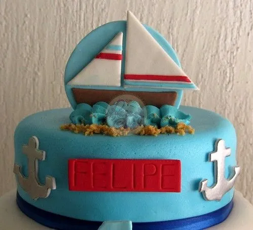 Tortas estilo nautico - Imagui