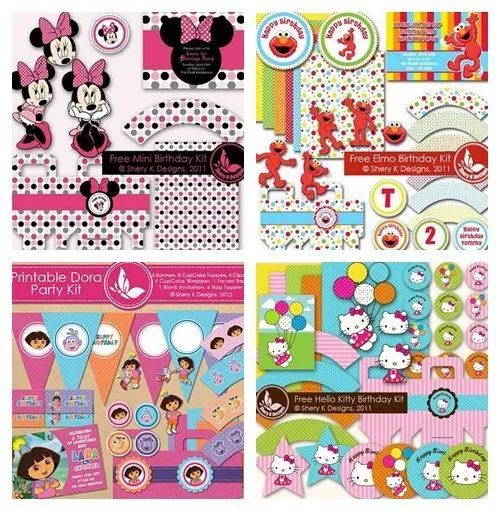Kit imprimible gratis para cumpleaños - Imagui Kit imprimible gratis para cumpleaños - Imagui