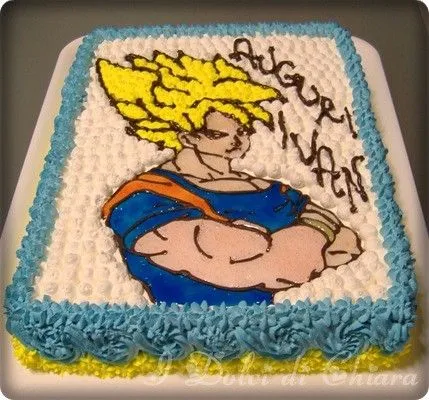 torta goku super sayan | Flickr - Photo Sharing!