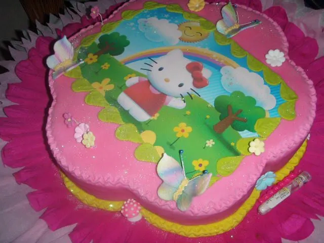 CREACIONES EMIVER ::::: Torta de Hello Kitty CREACIONES EMIVER ::::: Torta de Hello Kitty