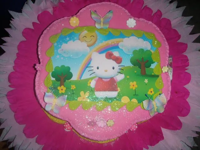 CREACIONES EMIVER ::::: Torta de Hello Kitty CREACIONES EMIVER ::::: Torta de Hello Kitty