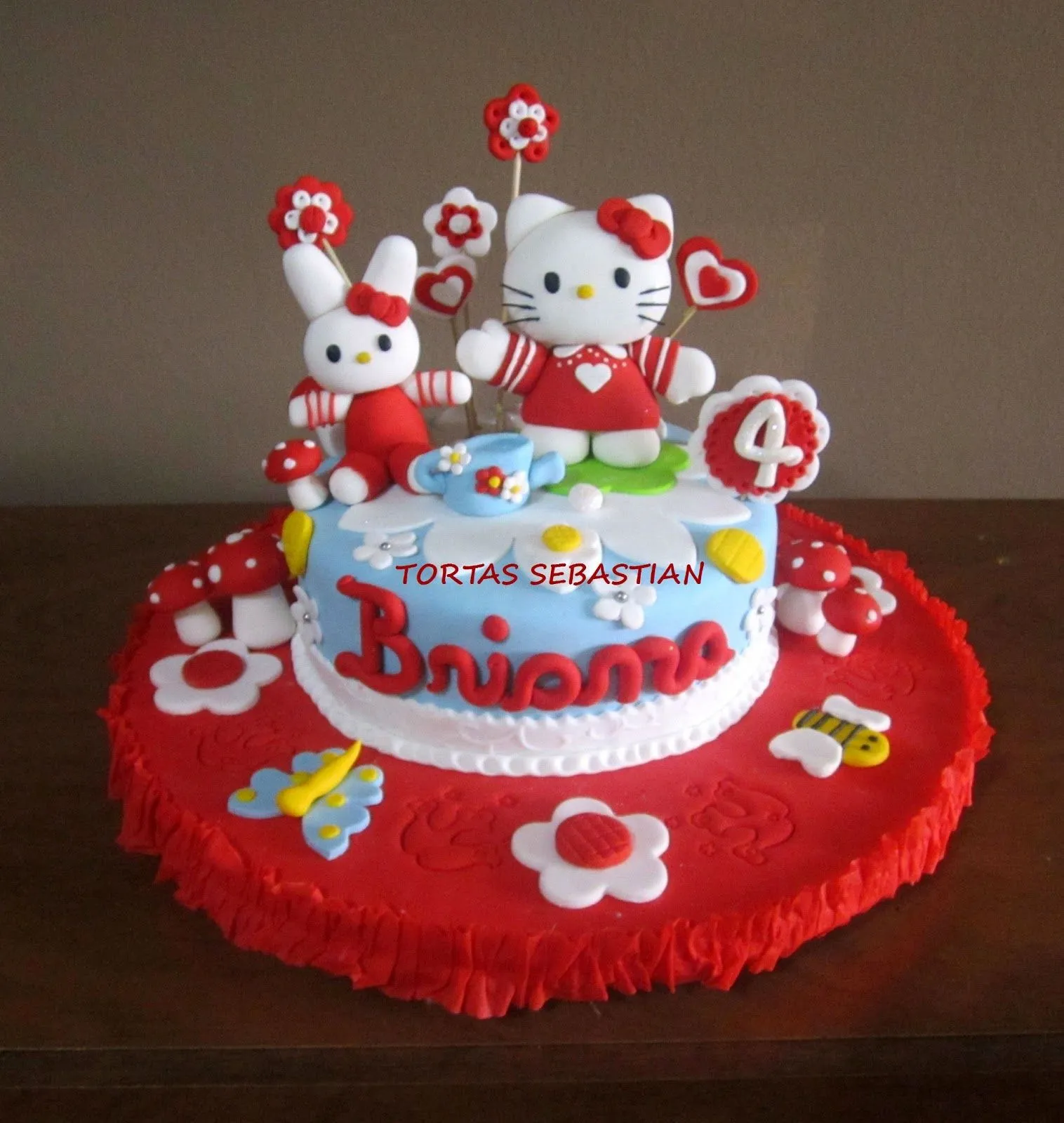 TORTAS SEBASTIAN: Torta Hello Kitty TORTAS SEBASTIAN: Torta Hello Kitty