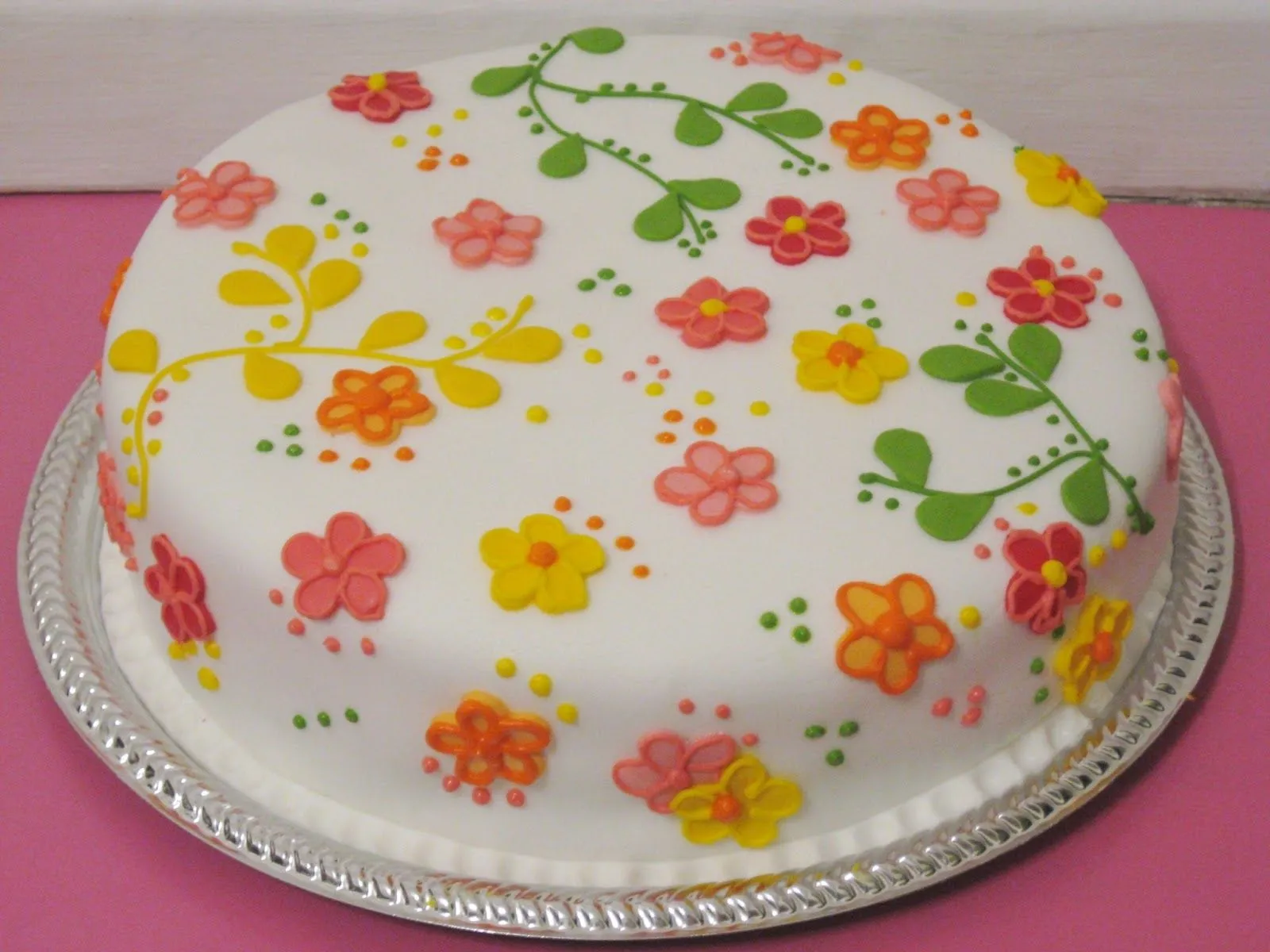 FLORES: TORTA CRISTINA | Tortas Dulces Deseos