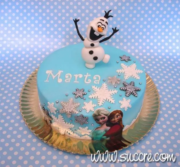 tortas infantiles de frozen cuadrada - Buscar con Google | tortas ...