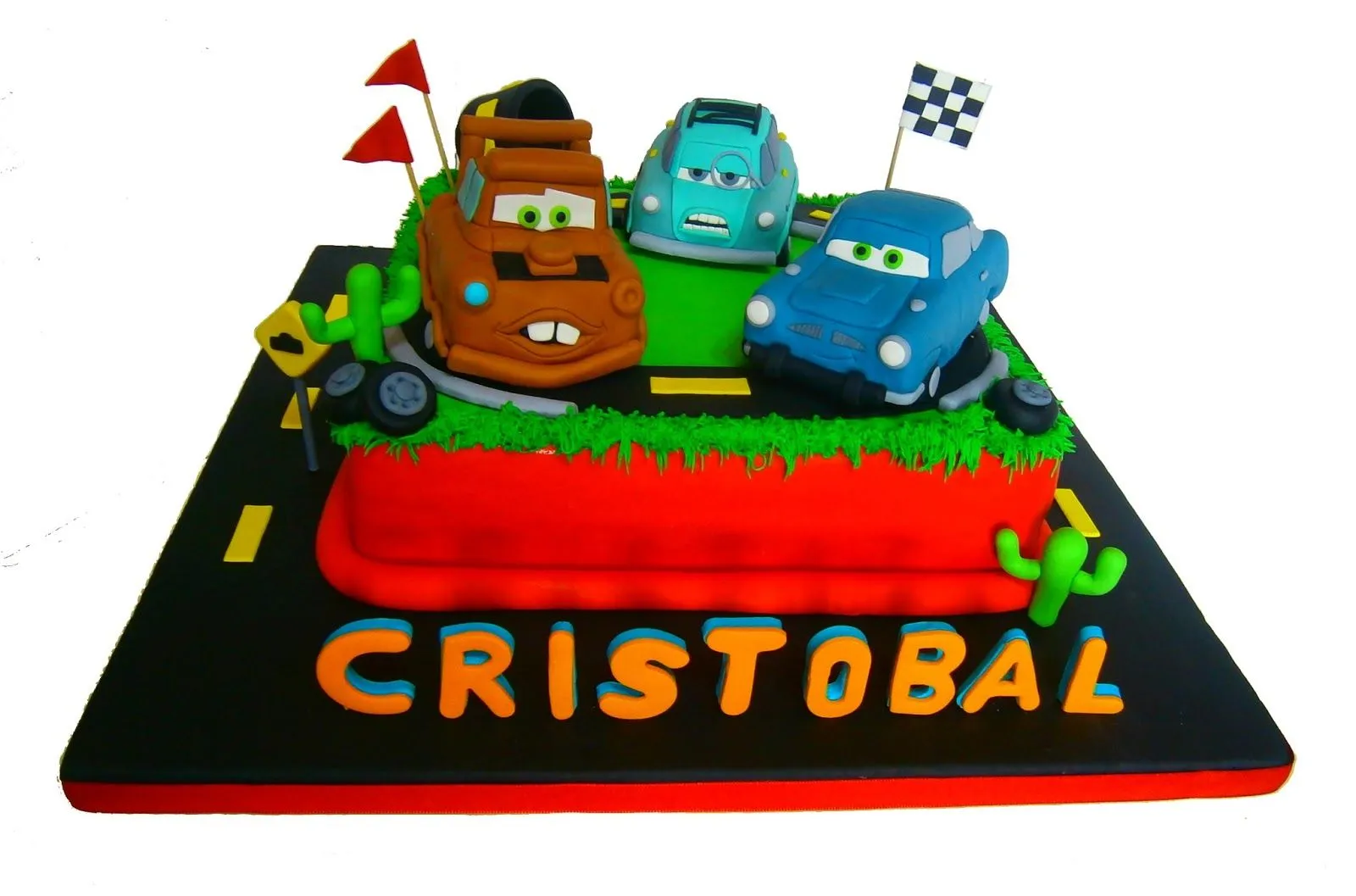 TORTAS INFANTILES MARÍA ELENA: TORTA CARS 2 TORTAS INFANTILES MARÍA ELENA: TORTA CARS 2