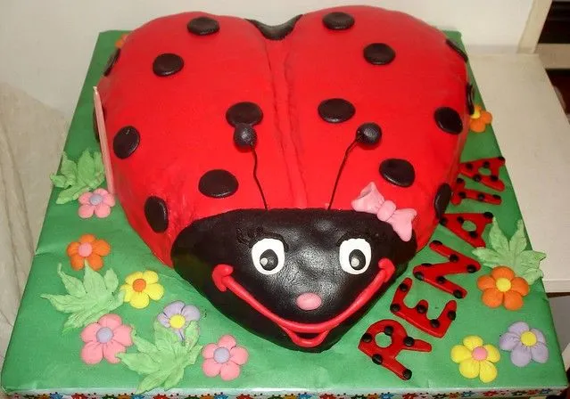 Tortas infantiles vaquitas de san antonio - Imagui