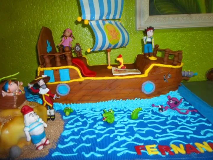 Tortas lisbesita: Torta de jack y los piratas Tortas lisbesita: Torta de jack y los piratas