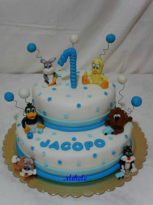 Tortas de looney tunes baby - Imagui