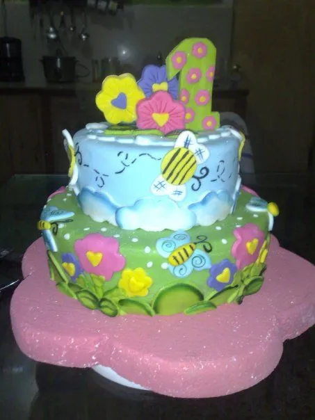 DecoCake's: Tortas de flores y mariposas