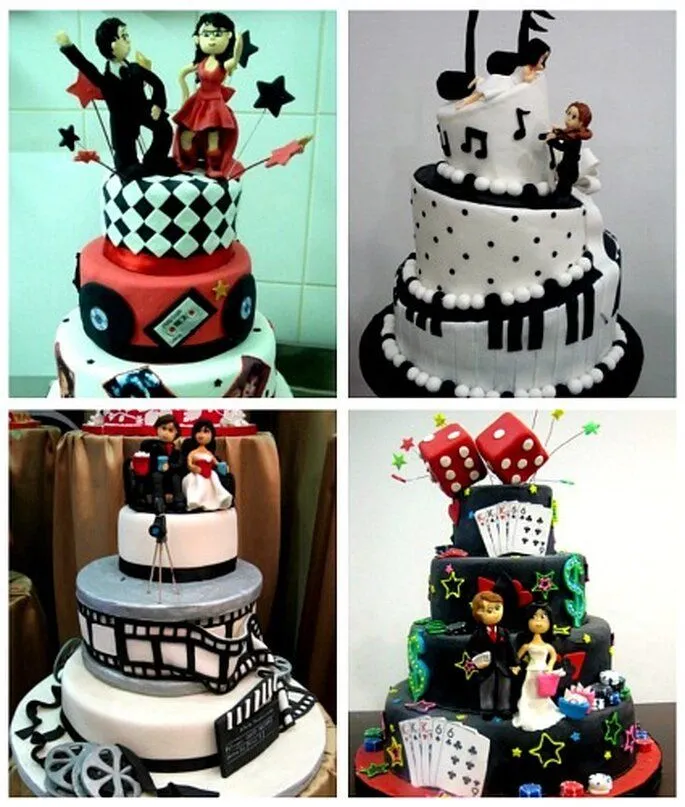 Atrévete con una creativa torta de novios