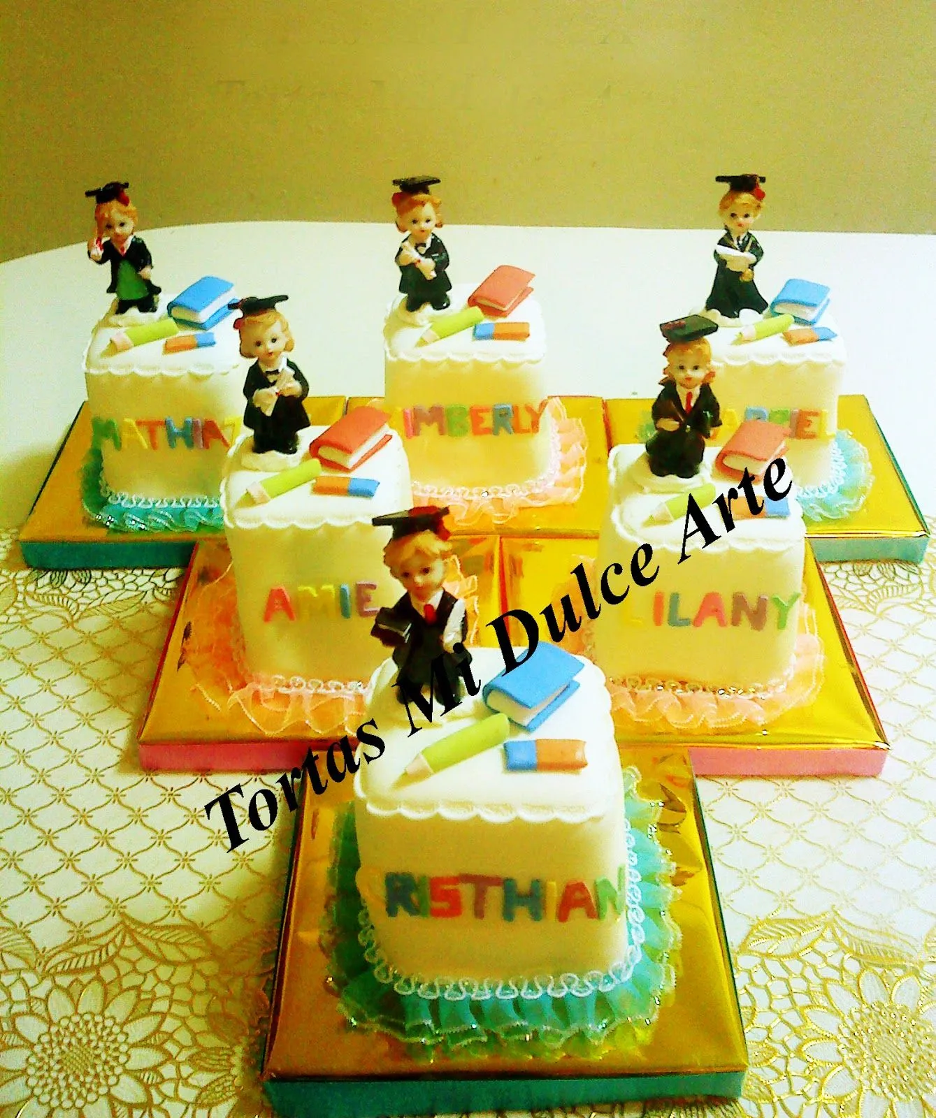 TORTAS Y MINI TORTAS GRADUACION