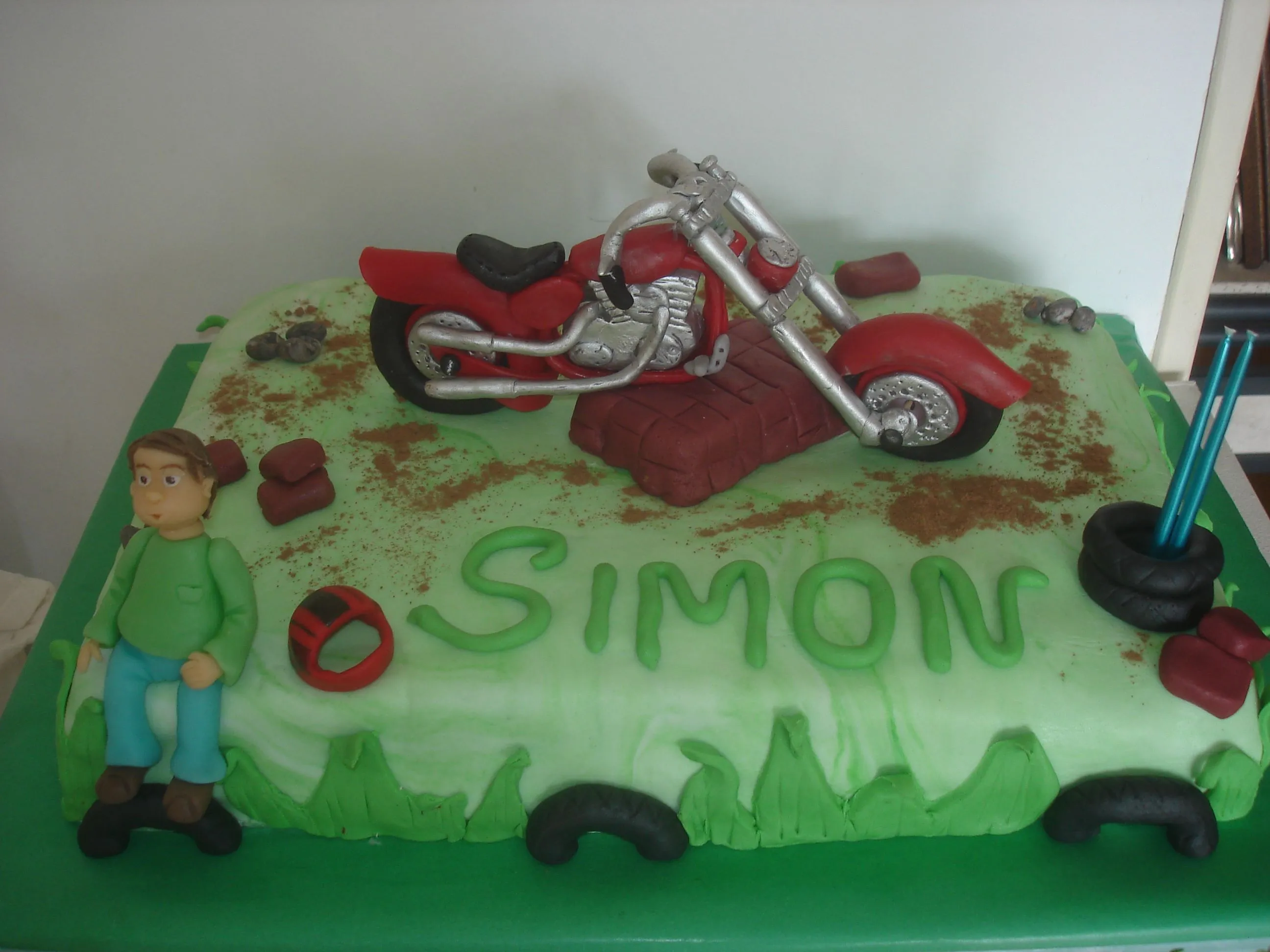 Tortas de motos infantiles - Imagui