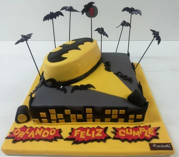 Torta para Niños "Batman" de Pastelería dCondorelli - www ... Torta para Niños "Batman" de Pastelería dCondorelli - www ...
