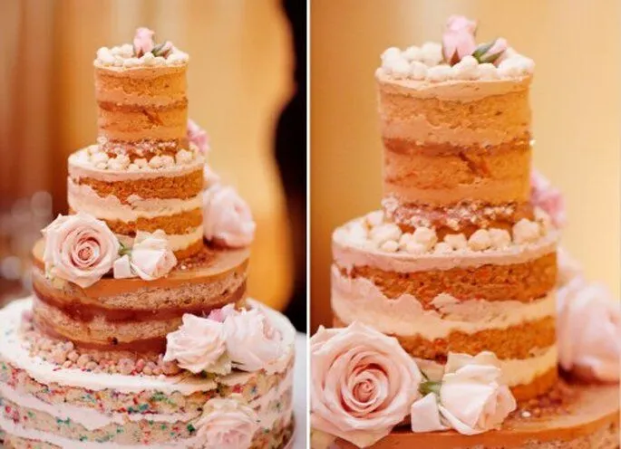 Top trends: Torta de bodas sin cobertura