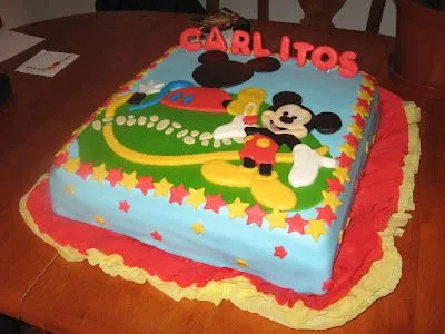 TORTAS ORIGINALES: LA CASA DE MICKEY MOUSE