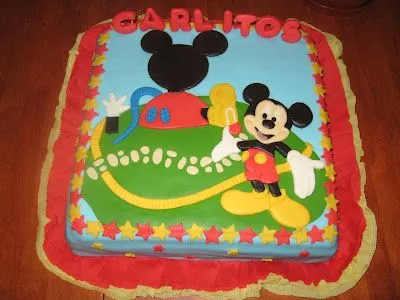 TORTAS ORIGINALES: LA CASA DE MICKEY MOUSE