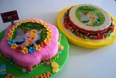 tortas y pasteles bianca pastel torta de campanita tinkerbell