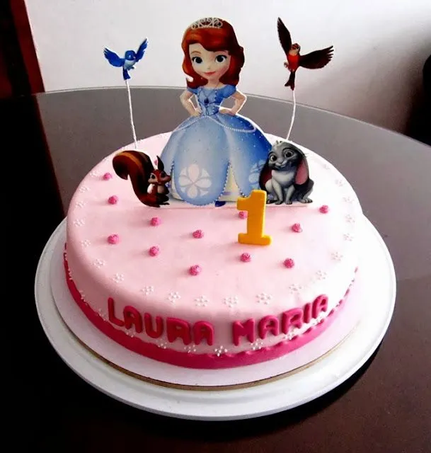 Tortas y Ponques Lucia: Torta de Princesa Sofía la Primera! Tortas y Ponques Lucia: Torta de Princesa Sofía la Primera!