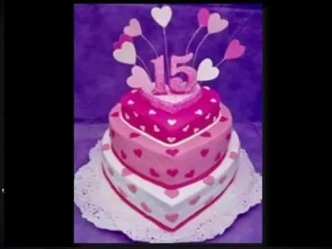 Tortas de quinces años CON CORAZONES - Imagui Tortas de quinces años CON CORAZONES - Imagui