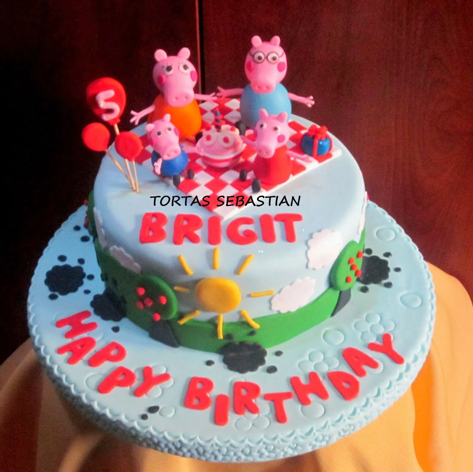 TORTAS SEBASTIAN: Torta de la Peppa Pig