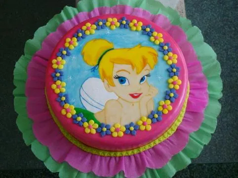 Tortas de Tinkerbell de crema - Imagui