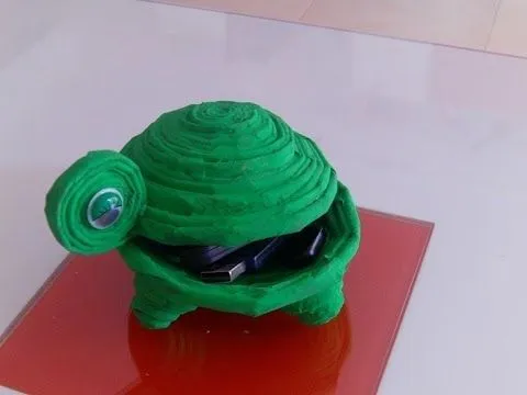 Tortuga cajita con papel de periodico - YouTube