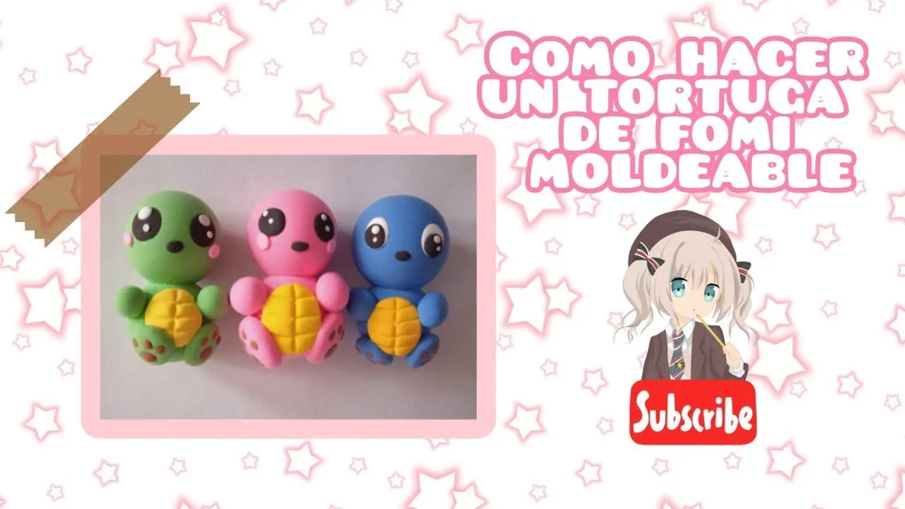 como hacer un tortuga de fomi moldeable - YouTube como hacer un tortuga de fomi moldeable - YouTube
