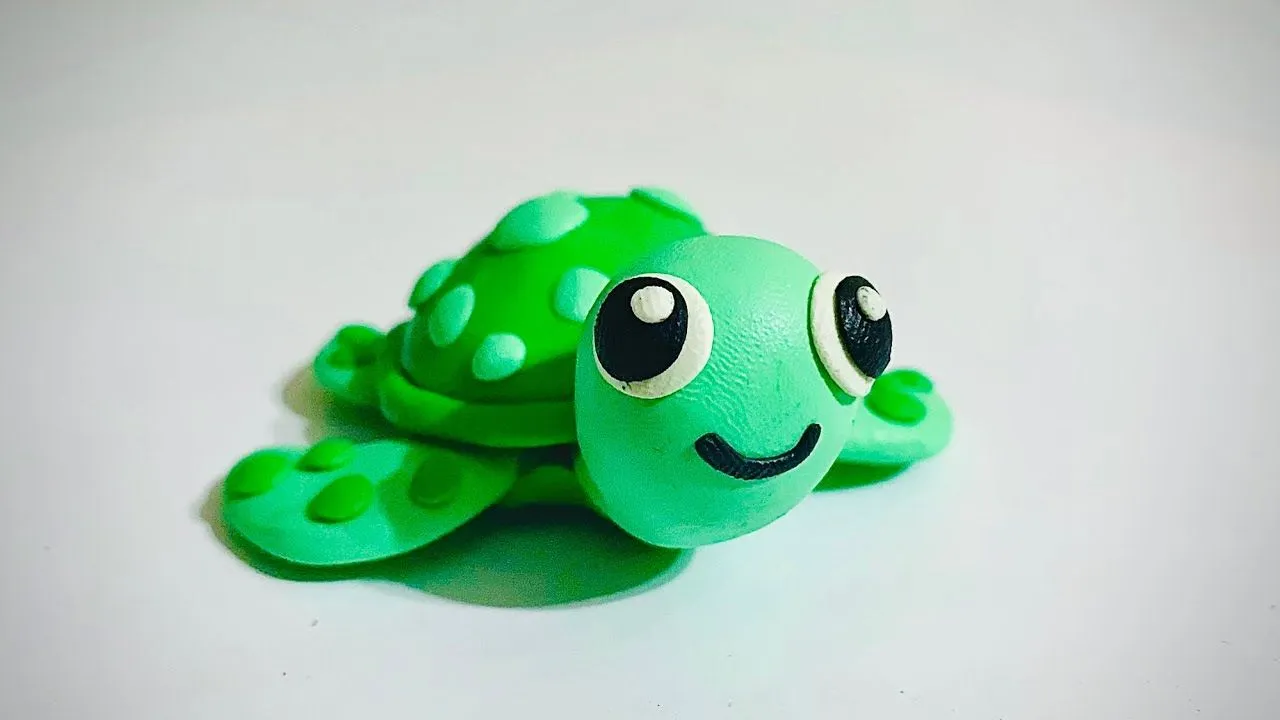 COMO HACER UNA TORTUGA de plastilina o de fondant en 3 pasos - YouTube COMO HACER UNA TORTUGA de plastilina o de fondant en 3 pasos - YouTube
