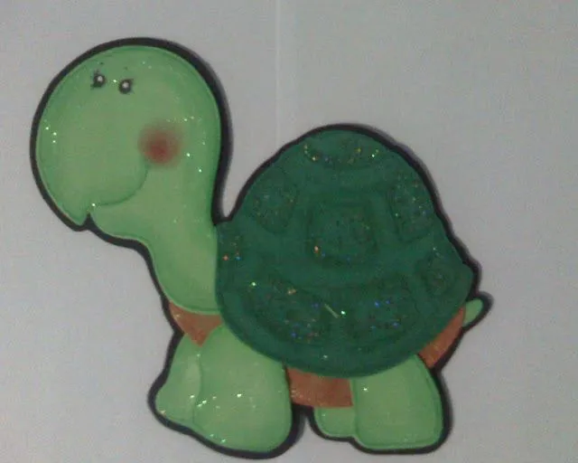 Como hacer tortugas de goma eva - Imagui