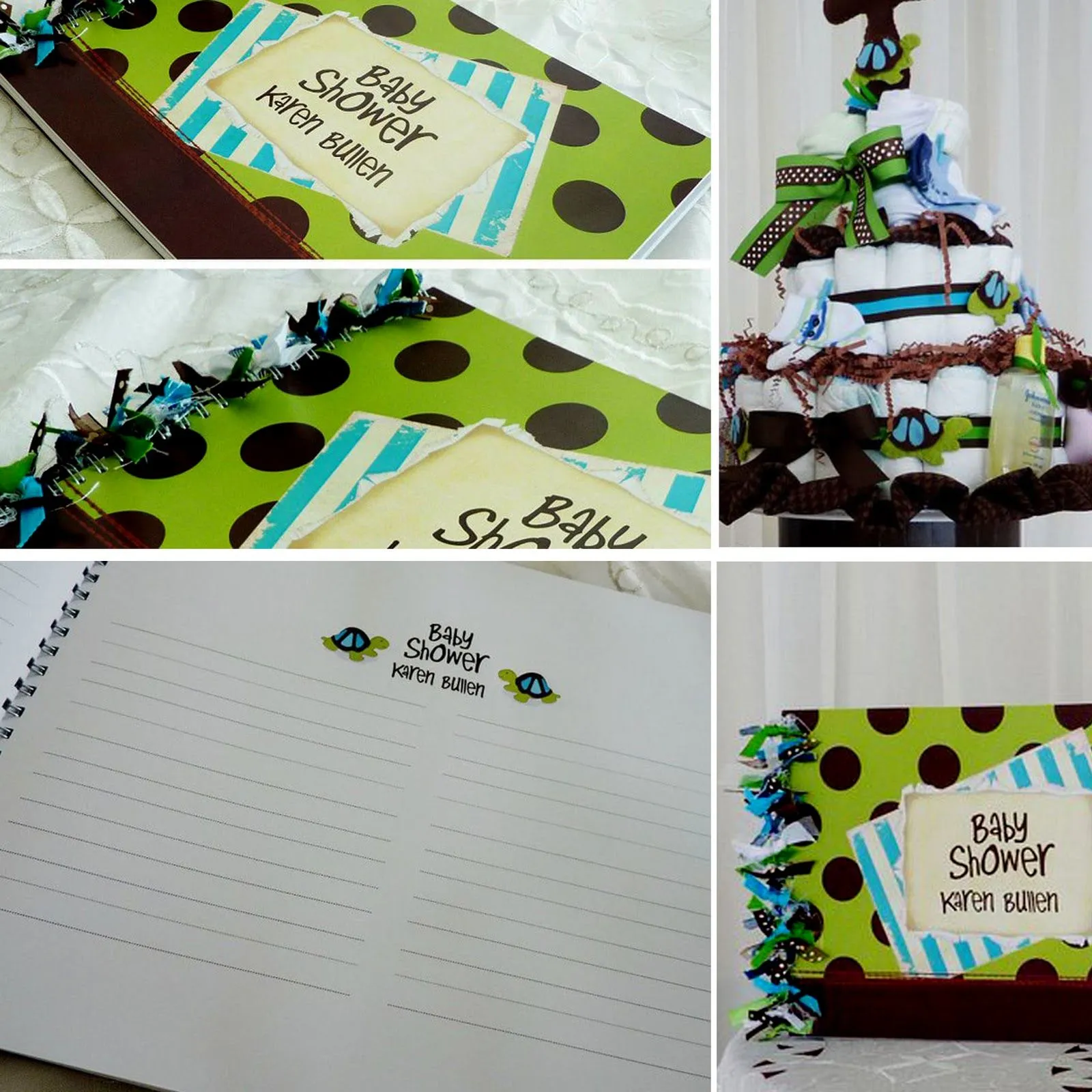 Tortuguitas para baby shower - Imagui