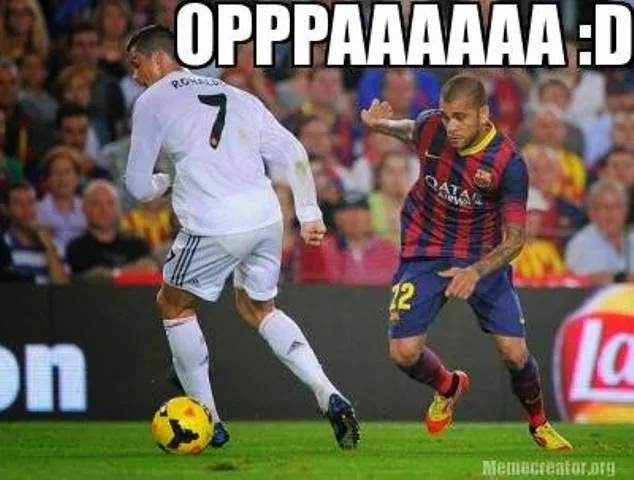 totalscummaterials: Dani Alves y Messi Humilla a Cristiano y Bale !!!