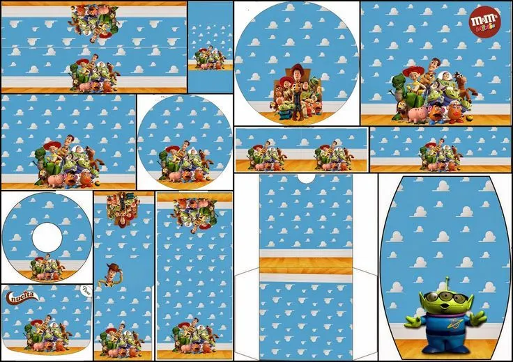 Toy Story 3: Etiquetas Candy Bar para Imprimir Gratis. | Para ...