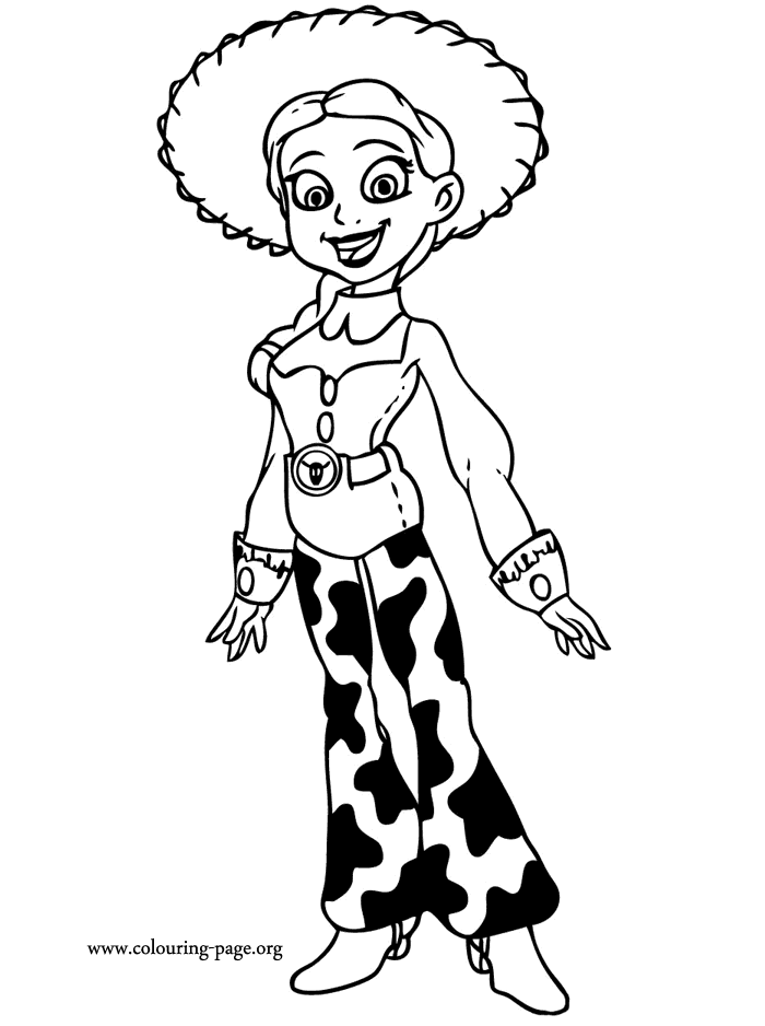 Toy Story - Jessie coloring page Toy Story - Jessie coloring page