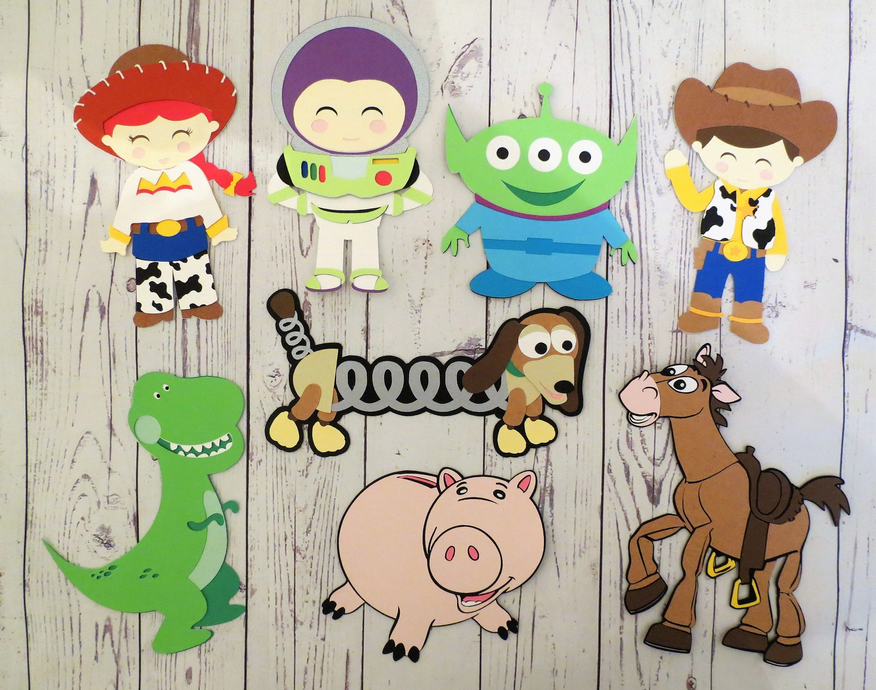 Toy Story Jessie Woody Buzz Slinky Alien Bullseye Rex ONE - Etsy México Toy Story Jessie Woody Buzz Slinky Alien Bullseye Rex ONE - Etsy México