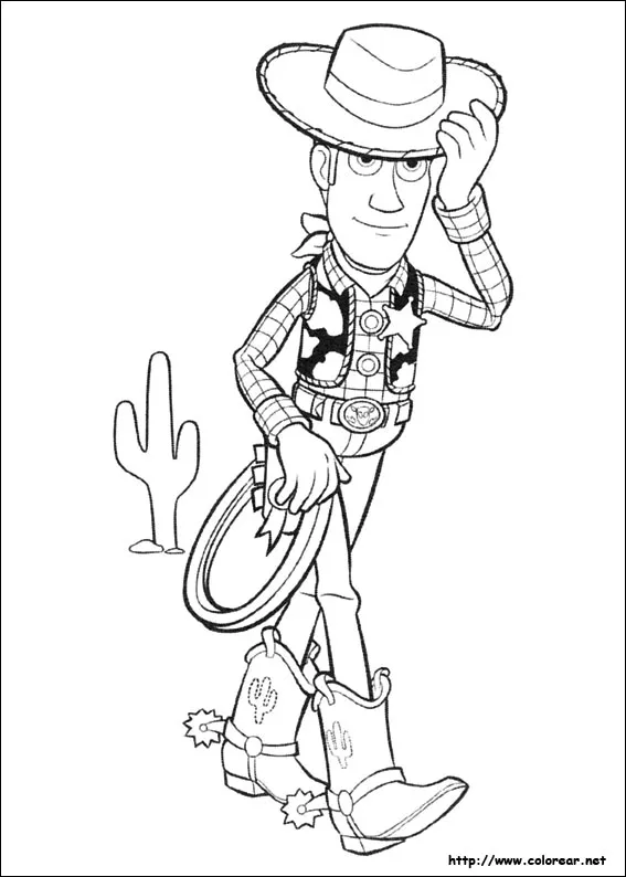 Imagenes de toys story (woody) para colorear - Imagui