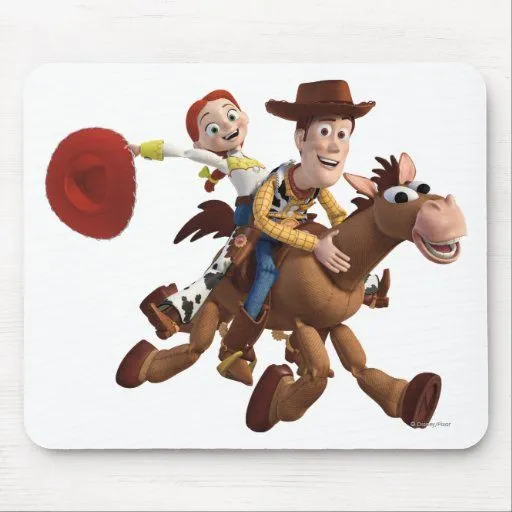 Toy Story 3 - Woody Jessie Mouse Pad | Zazzle Toy Story 3 - Woody Jessie Mouse Pad | Zazzle